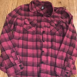 Women’s size medium FOX racing long sleeve button down shirt